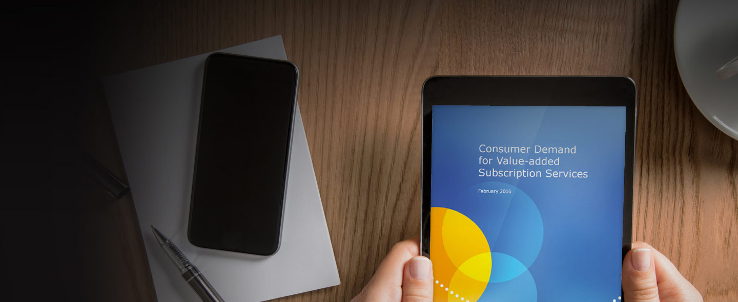 Quantitative research from Widmeyer: your subscriber is willing to pay more for value-added services.